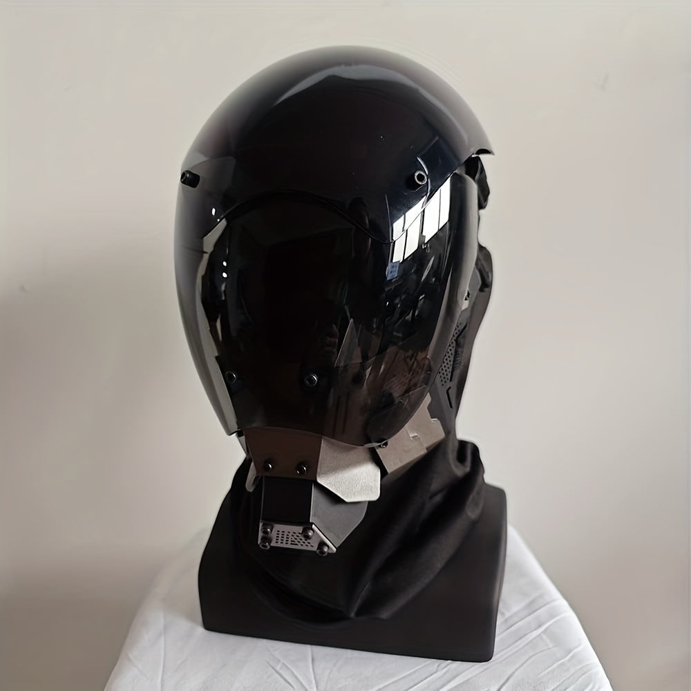 Detachable Cyber Punk Men's Mask Mechanical Sci fi Gear