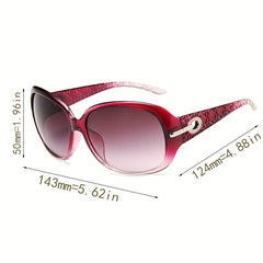 Oval Sunglasses Men Women Gradient Glasses UV400