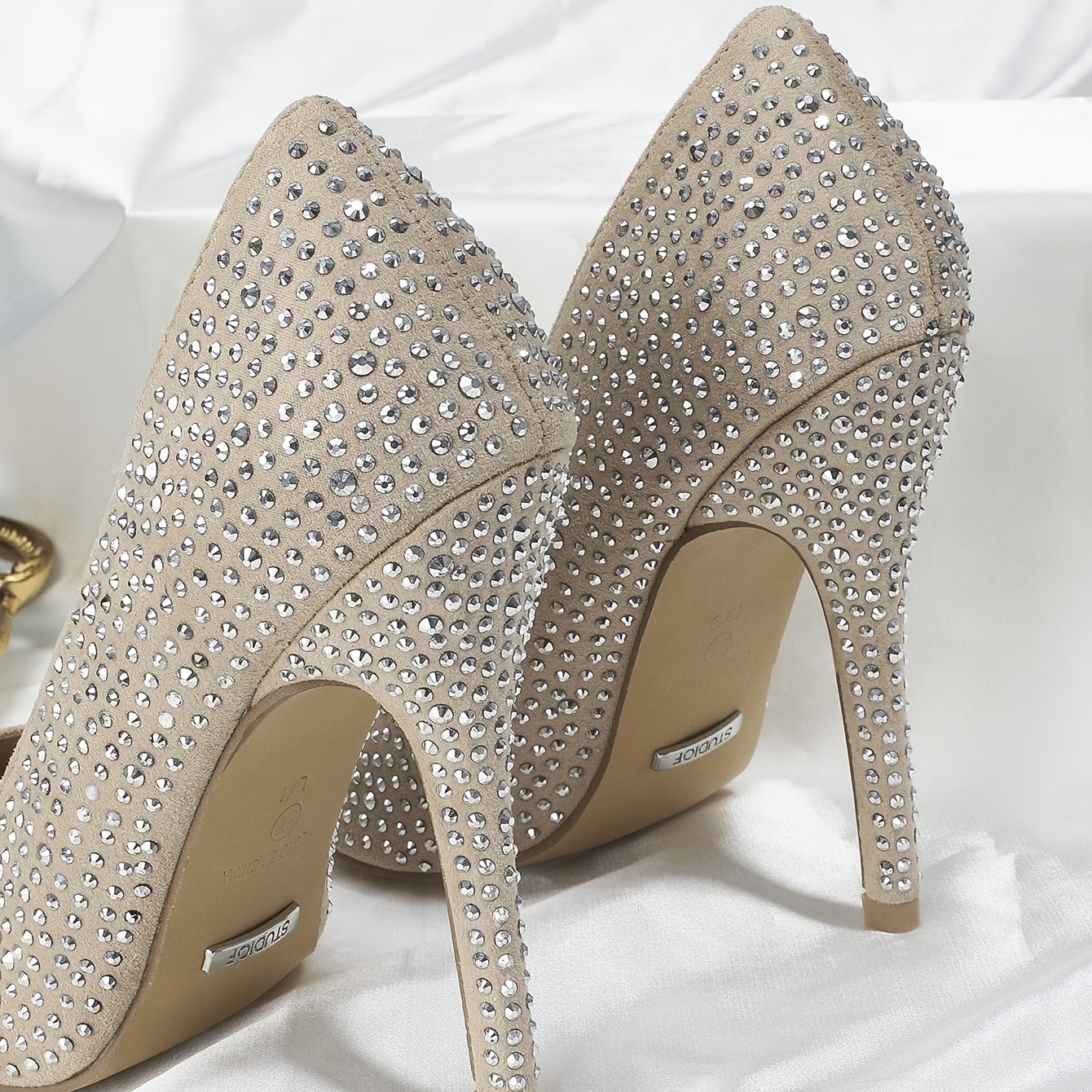 Women's Rhinestone High Heeled Pumps