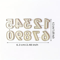 1pc Number 0-9 Die Cuts Embossing Mold for DIY Scrapbooking Crafts