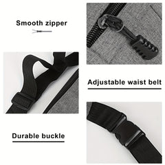 Waterproof Waist Bag Large Capacity Lightweight Outdoor Jogging Fishing Travel