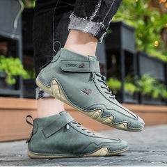 Men's Lace-up Sneakers Casual Walking Shoes Comfortable Boots