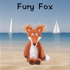 JIAJCHUF Fox Stuffed Animal Plush Toy with Expressive Eyes & Fluffy Ears
