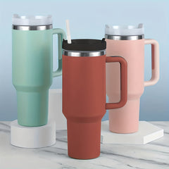 40oz Stainless Steel Vacuum Flask with Leakproof Lid for Outdoor Activities