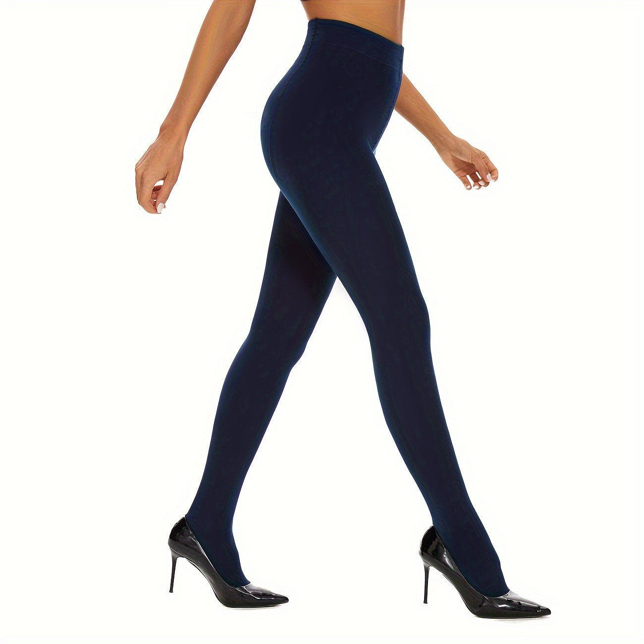 Plush Lined Tights High Waist Thermal Leggings Women's Stockings