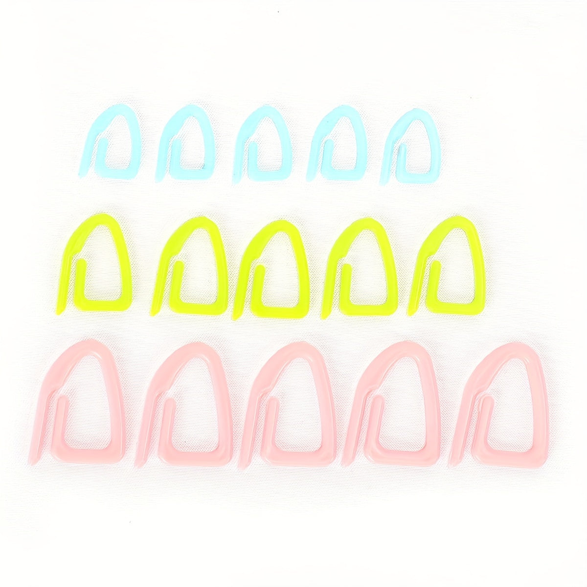15pcs Knitting Crochet Markers Stitch Marker Ring Sewing Accessories DIY Crafts