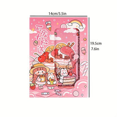 Transparent Diary Loose leaf Book Removable Journal Book Good Notepad