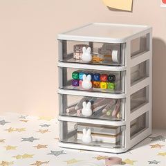 3 4 Layer Rabbit Desktop File Pen Holder Storage Box