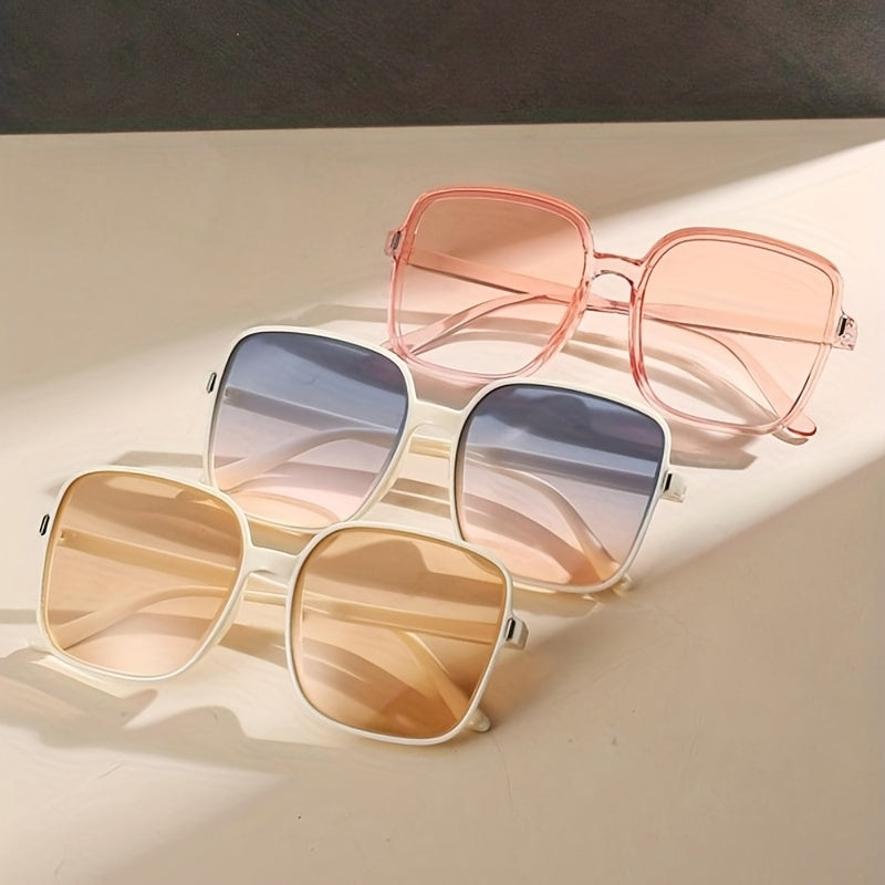 Square Sunglasses UV400 for Women Men Casual Jelly Outdoor Shades