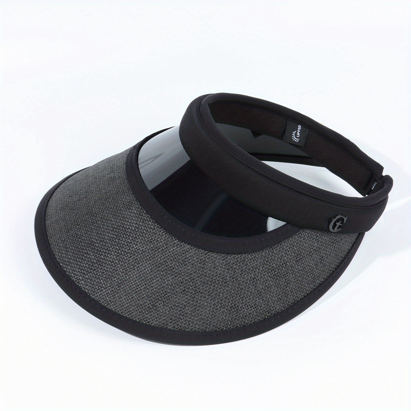 Straw Visor Hat Casual Lightweight Sun Hat UV Protection
