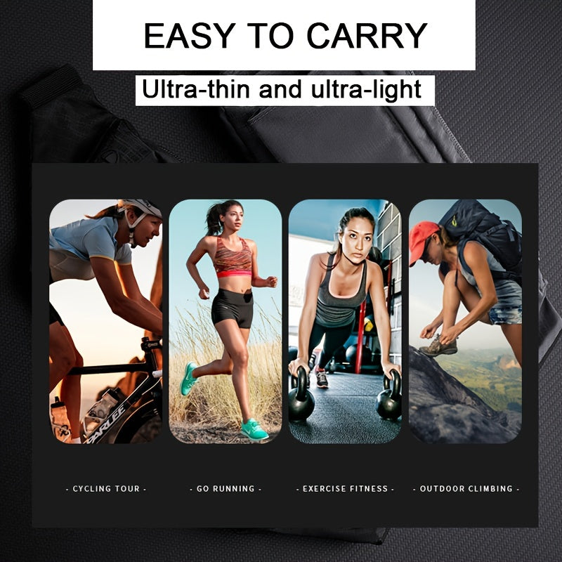 Portable Outdoor Sports Waist Bag Reflective Lightweight Waterproof Fanny Pack