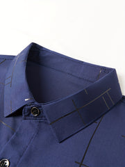 Men's Casual Button Up Shirt Short Sleeve Summer Top