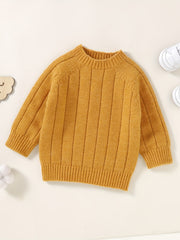 Toddler Baby Sweater Comfy Seamless Pullover Top