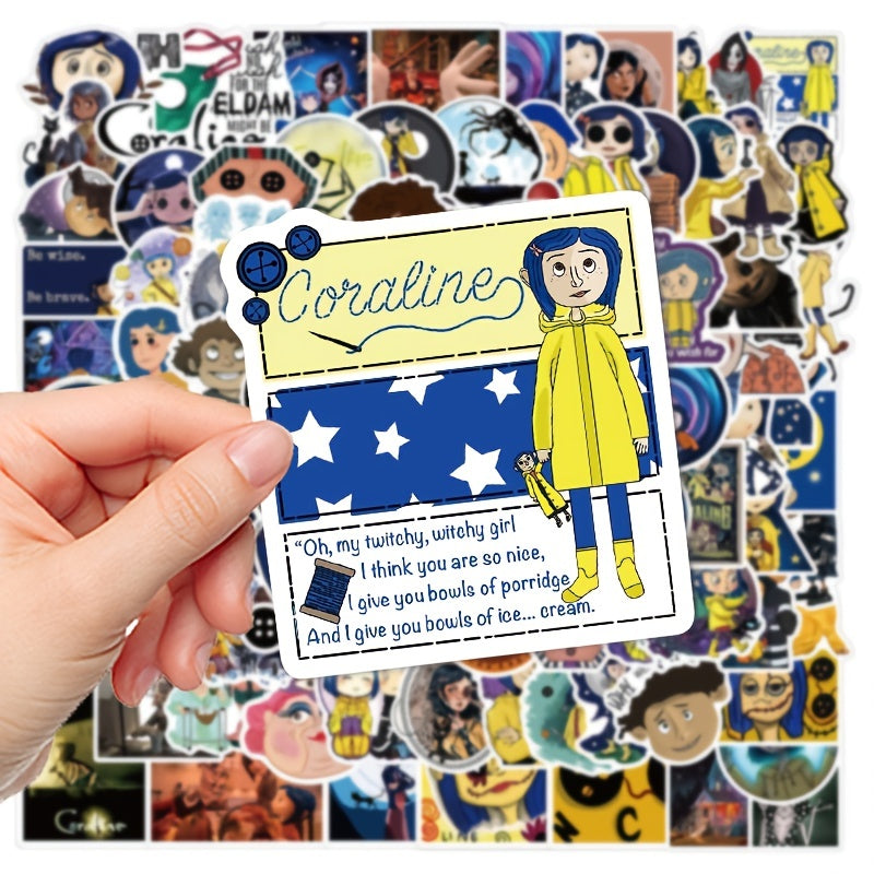 100pcs American Animation Waterproof Stickers for Motorcycles Laptops