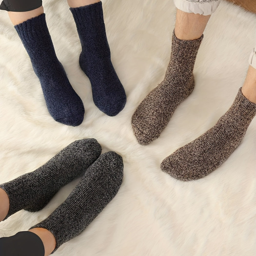 5 Pairs Soft Crew Socks Women's Stockings