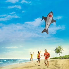 Outdoor Shark Kite Sea Animal Creative Kite for Beach Park Yard