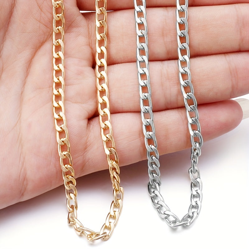 Cuban Link Chain Hip Hop Punk Style Necklace Material DIY Jewelry B