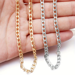 Cuban Link Chain Hip Hop Punk Style Necklace Material DIY Jewelry B