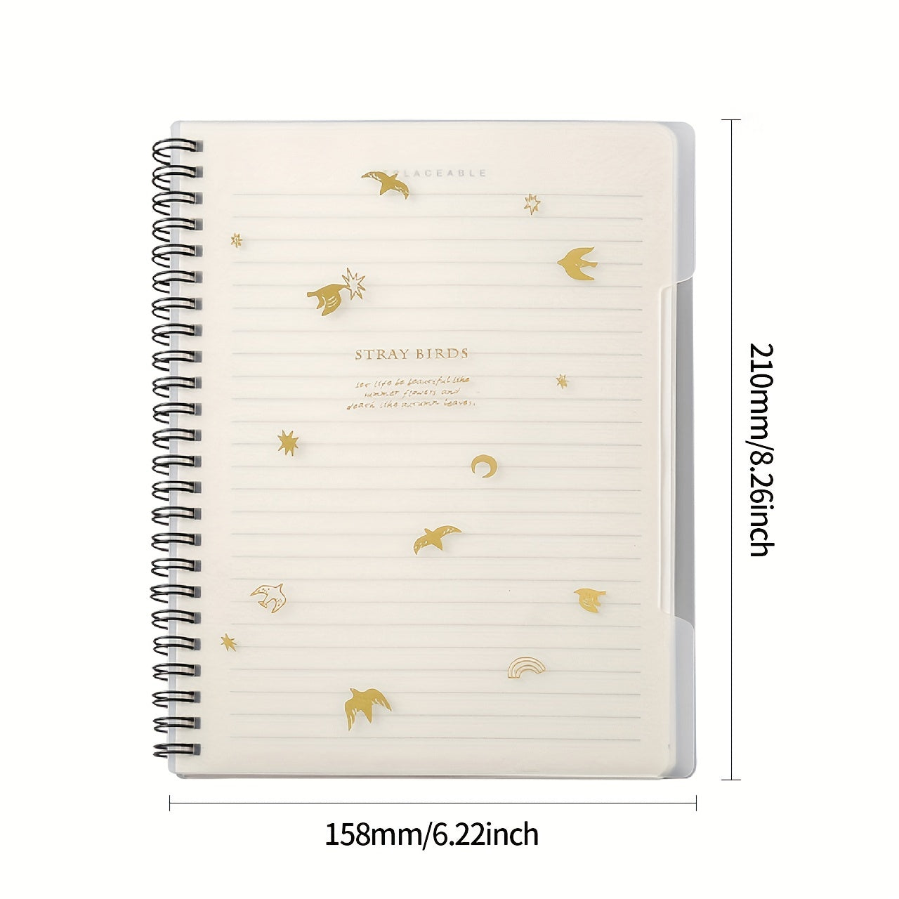 B5 Coil Notebook 60 Sheets Ultra Thick for Student Diary Memo Pad