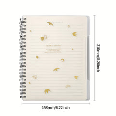 B5 Coil Notebook 60 Sheets Ultra Thick for Student Diary Memo Pad