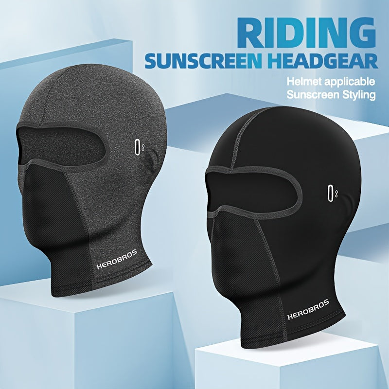 Summer Cycling Sunscreen Mask Motorcycle Full Face Cover Helmet Liner
