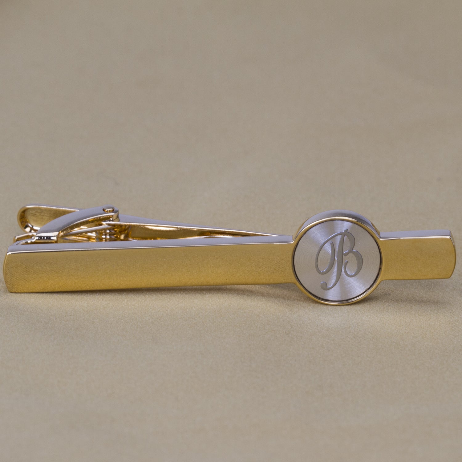 Business Casual Letter Print Copper Tie Clip Gift For Men A N