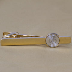 Business Casual Letter Print Copper Tie Clip Gift For Men A N