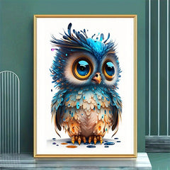 Owl Diamond Painting Kit - DIY Full Diamond Embroidery Rhinestone Art