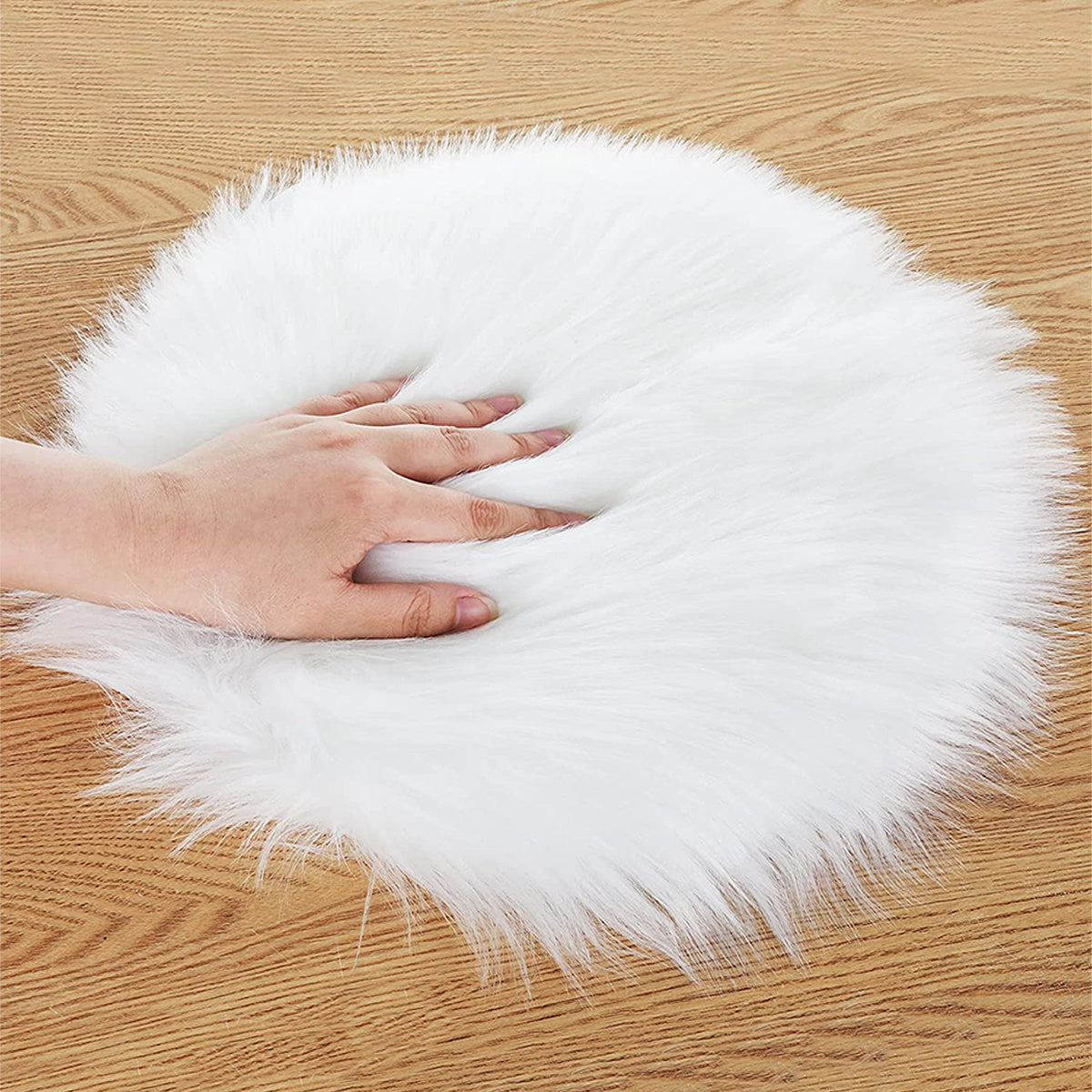 Soft Faux Fur Chair Cover for Living Room and Bedroom Decor
