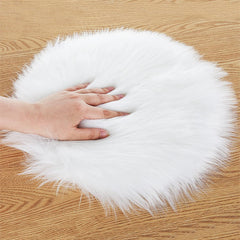 Soft Faux Fur Chair Cover for Living Room and Bedroom Decor