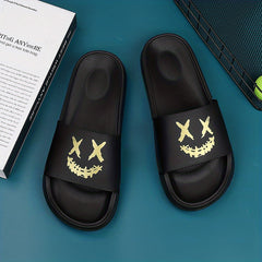 Men's Non Slip Slides Lightweight Quick Dry Slippers