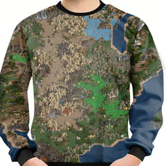 Cartoon Game Print Kid's Sweatshirt Unisex Pullover Causal Long Sleeve Top