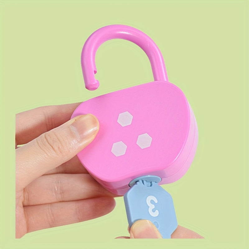 Educational Alphabet Lock Game Colorful Matching Toy Develops Math & Word Cog
