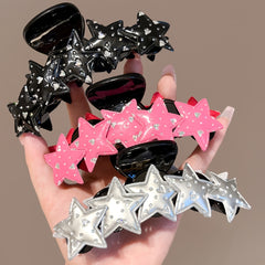 Star Hair Clips Decorative Claw Clip for Girls