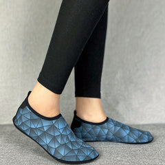 Women's Geometric Pattern Water Shoes Lightweight Barefoot Beach Shoes