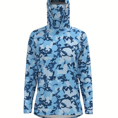 Sun Protection Hooded Coat Quick Drying Mask Fishing Running Jacket