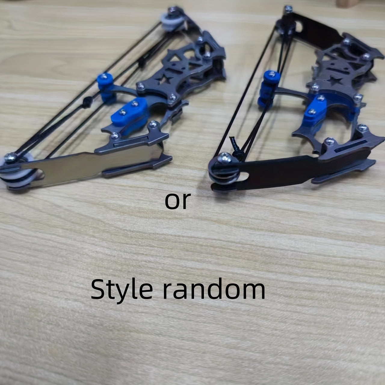 Mini Composite Bow Archery Set Stainless Steel Mini Bow Decompression Toy