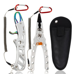 Multifunctional Fishing Pliers & Lip Gripper Aluminum Tools