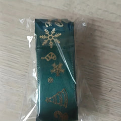 5m Christmas Gift Ribbons Hot Stamping DIY Decoration