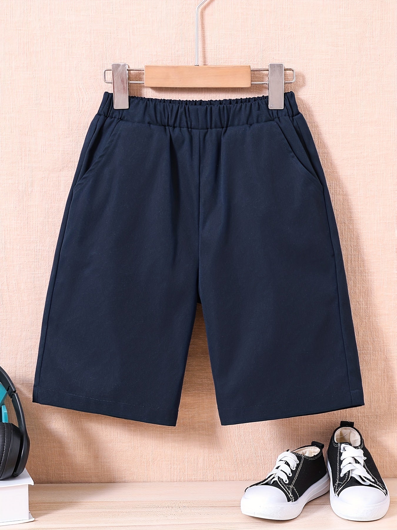 Boys Solid Shorts Bottoms For Kids Clothes