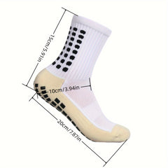 Men's Mid Crew Sport Socks Nylon Blend Breathable Comfortable Active Wear