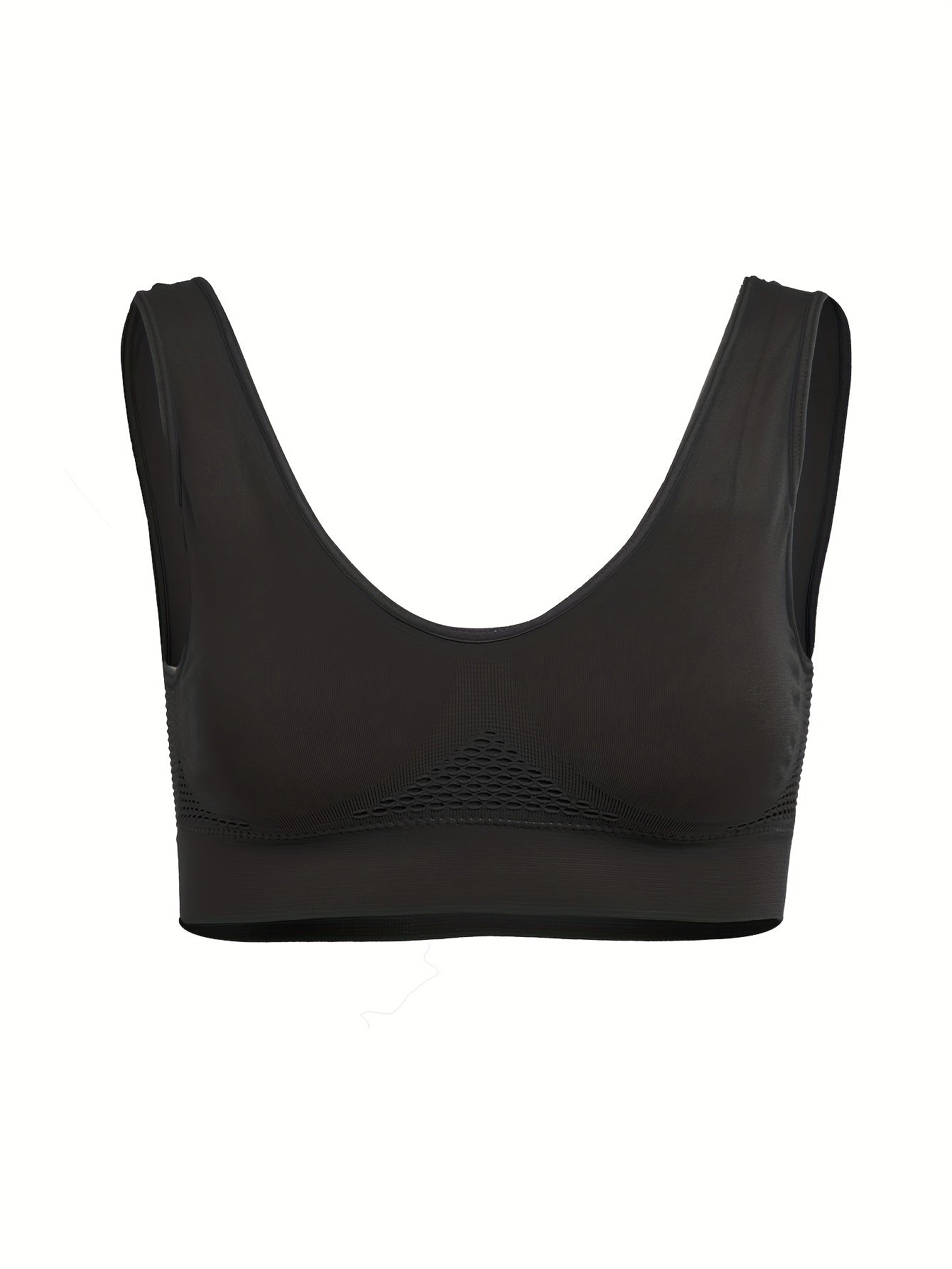 Comfy Wireless Bra Hollow Out Stretch Intimates Breathable Lingerie