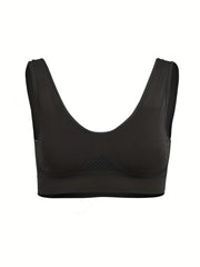 Comfy Wireless Bra Hollow Out Stretch Intimates Breathable Lingerie