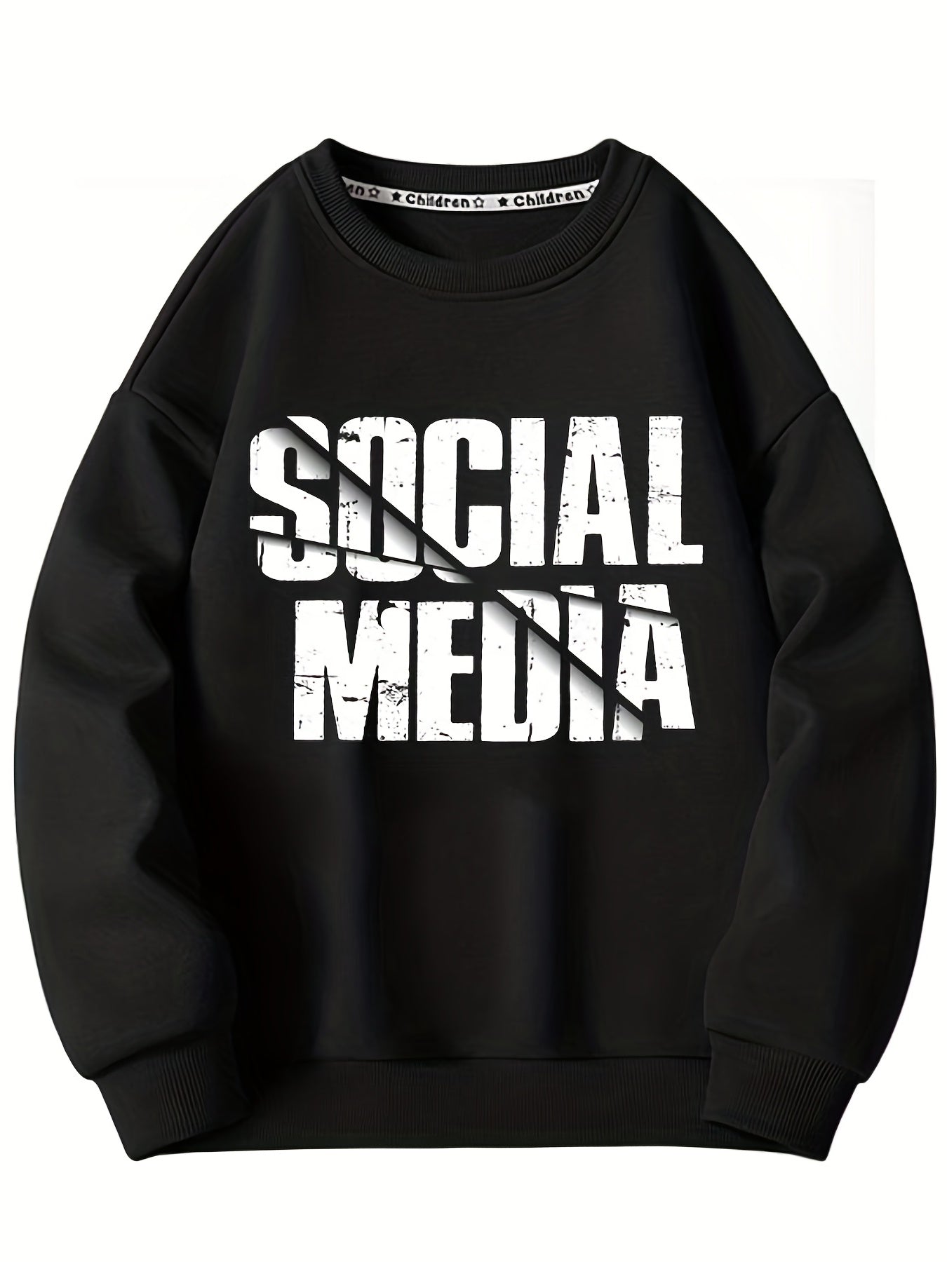 Boys' Outdoor Graphic Sweatshirt - Stylish, Stretchy, Breathable