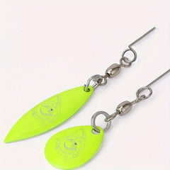 Metal Hard Bait Blade for Soft Lure Fishing Tackle