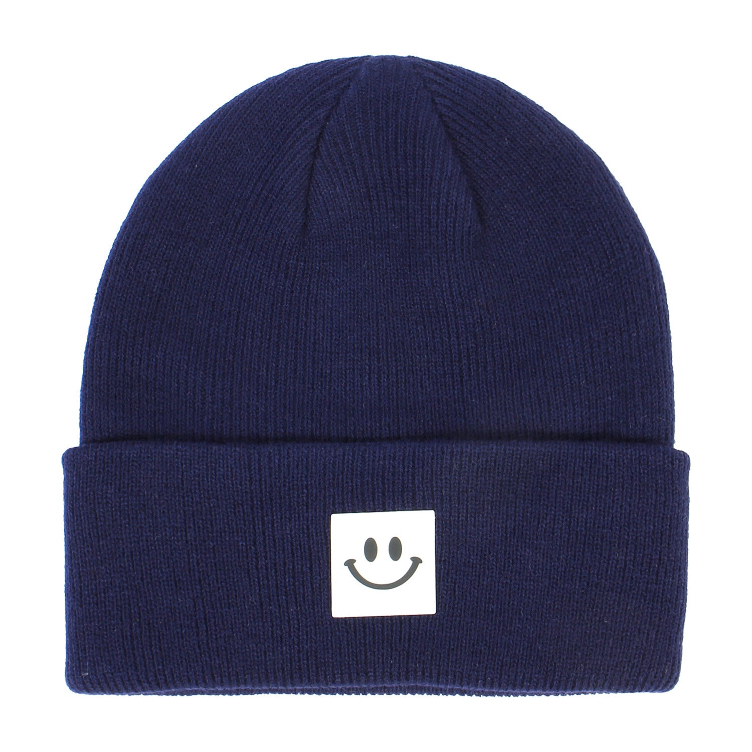 Toddler Beanie Knit Hat Smile Face Graphic Winter Warm Cap
