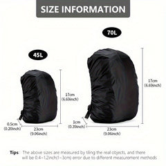 Waterproof Backpack Rain Cover - Durable & Foldable