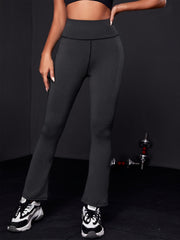 Women's Bell Bottom Sweatpants High Waist Flared Pants