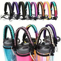 5pcs Portable Water Bottle Buckle & Rope Handle Random