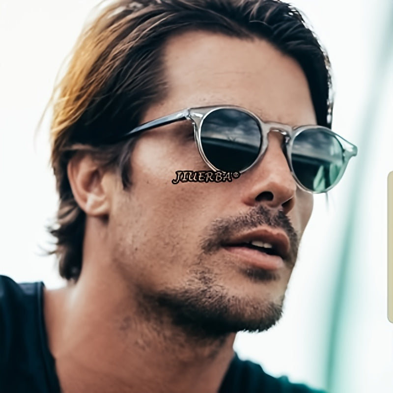 Classic Retro Oval Rivet Sunglasses Polarized UV400